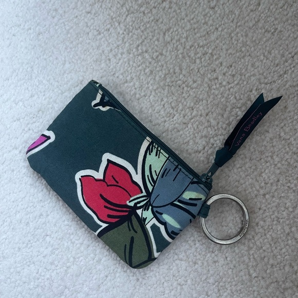 Vera Bradley Floral Keychain Wallet - Picture 2 of 4